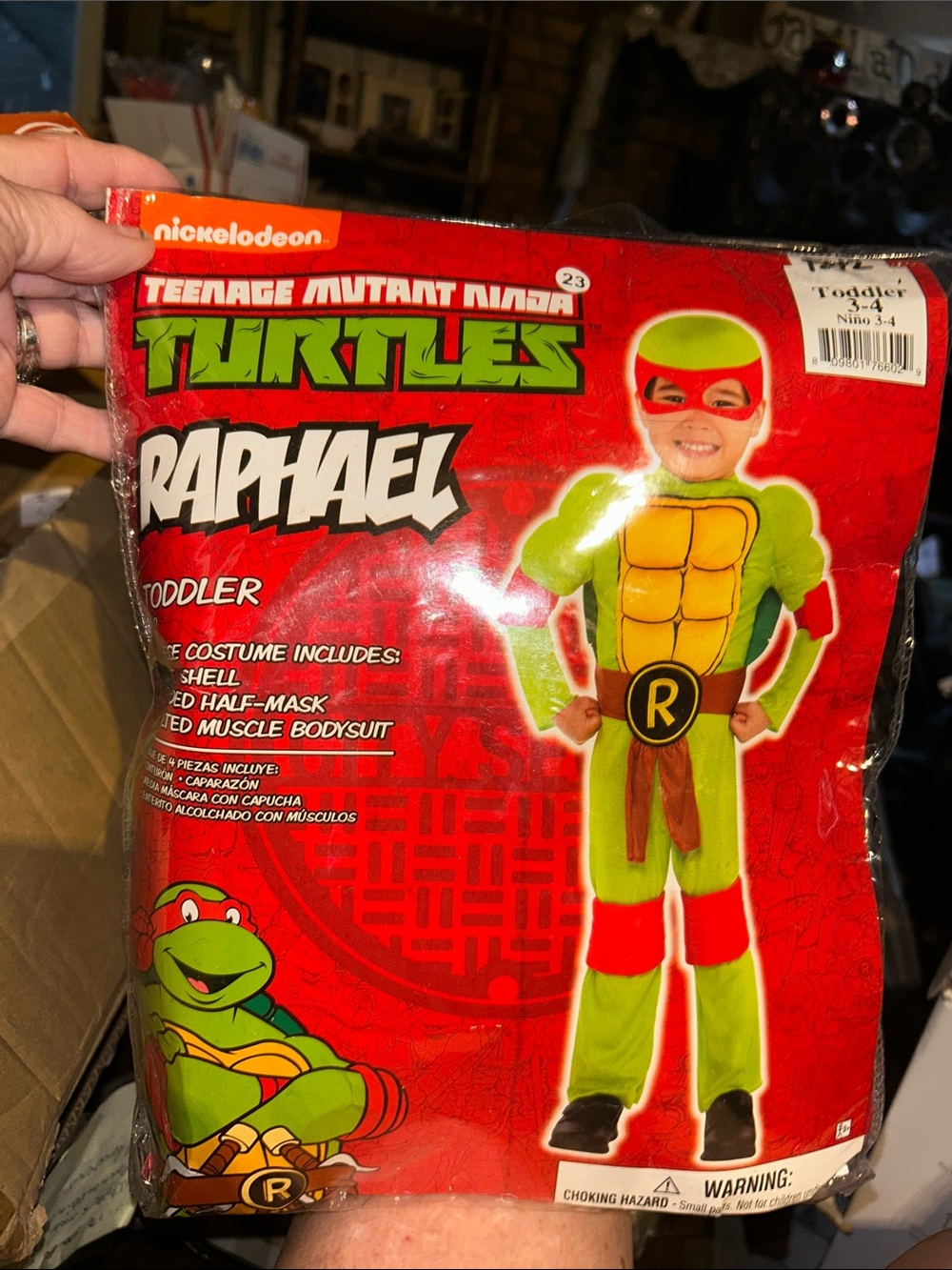 Nickelodeon Raphael Toddler Teenage Mutant Ninja Turtles Costume - Green & Red